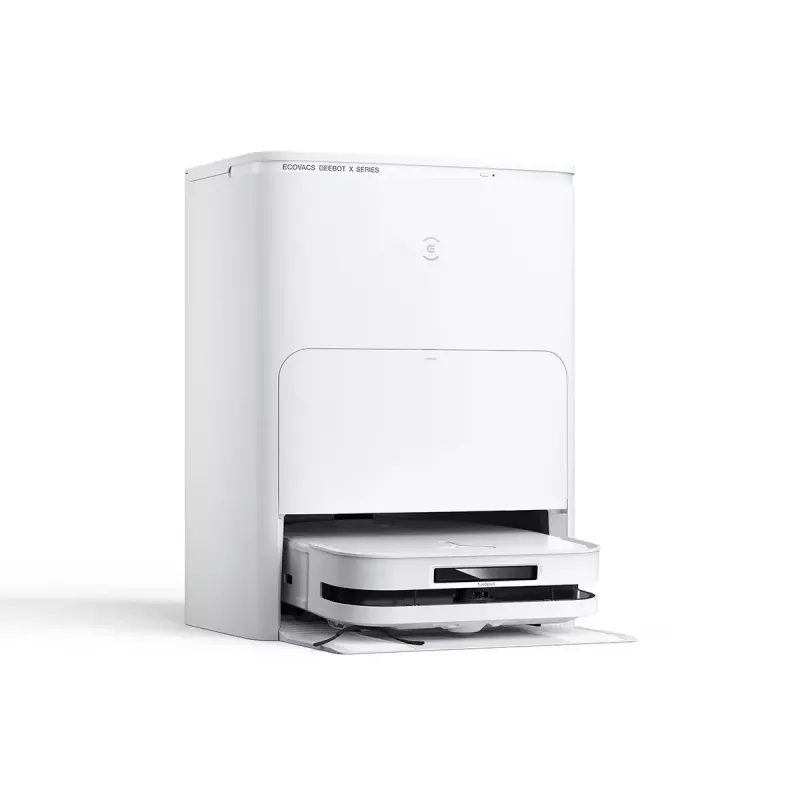 Robô aspirador Ecovacs DEEBOT X5 OMNI sem saco branco 0,25 L 67,9 dB
