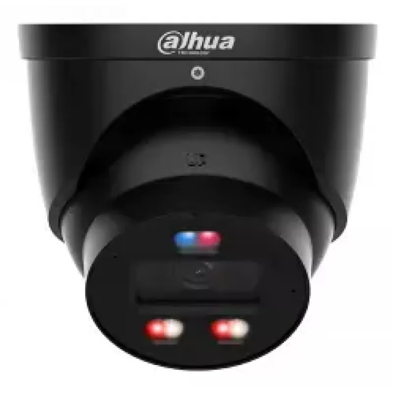Câmara de vigilância IP Dahua WizSense HDW3649H-AS-PV-PRO, turret, 3200×1800, IR/LED branco, 30 m NV, teto/parede, com fios