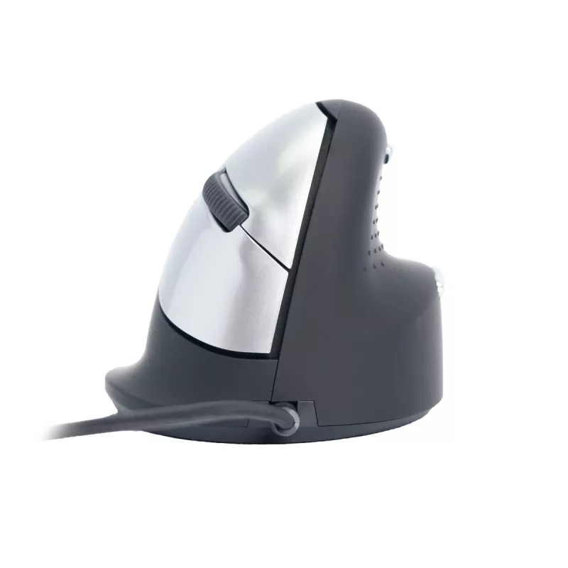 R-Go Tools Rato ergonómico R-Go HE Break com software de pausas, grande (tamanho de mão ≥ 185 mm), para destros, com fios, preto