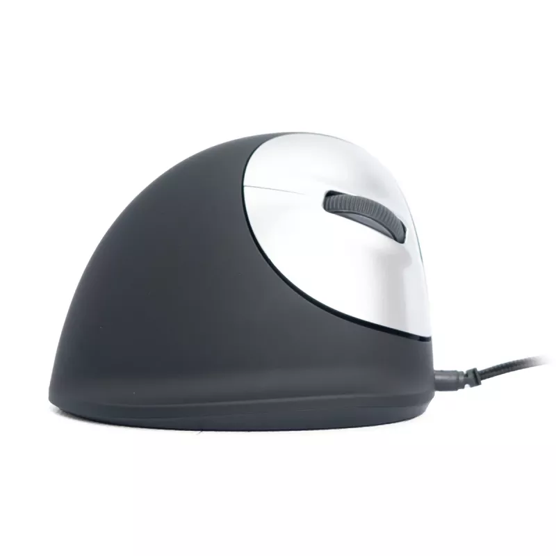 R-Go Tools Rato ergonómico R-Go HE Break com software de pausas, grande (tamanho de mão ≥ 185 mm), para destros, com fios, preto