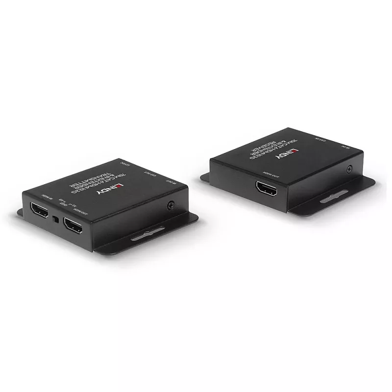 Lindy 70m Cat.6 HDMI 4K30 e Extensor IR com PoC e Loop Out