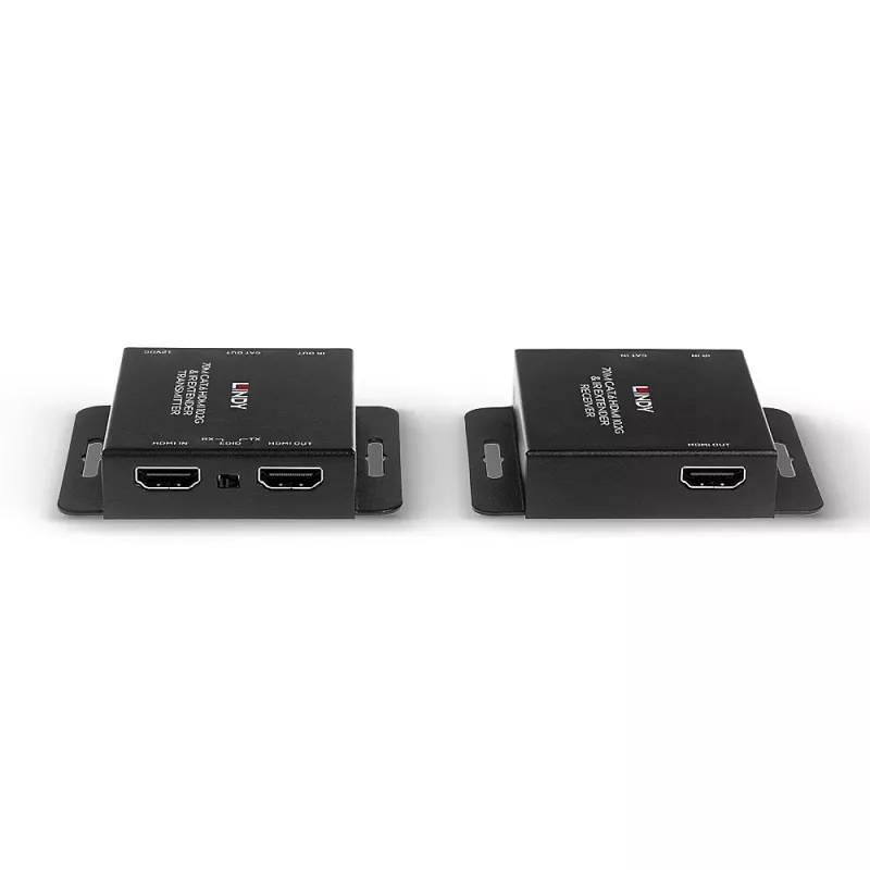Lindy 70m Cat.6 HDMI 4K30 e Extensor IR com PoC e Loop Out
