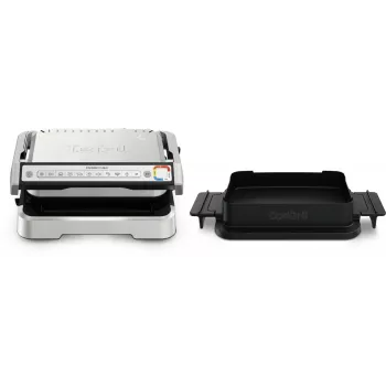 Grelhador de contacto Tefal OptiGrill 4in1 GC774D aço inoxidável 2100W