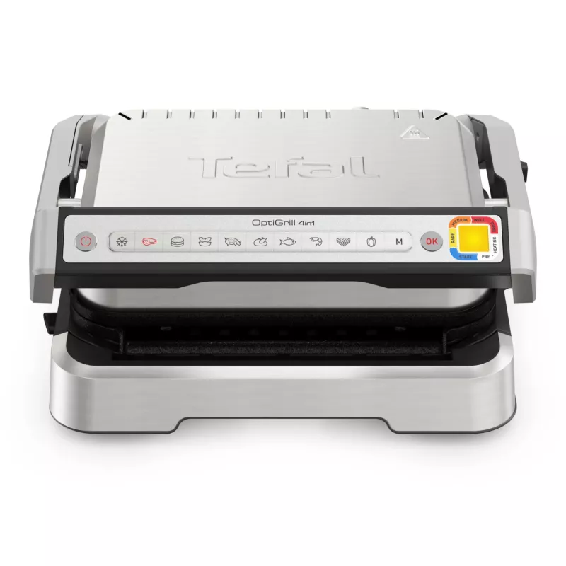 Grelhador de contacto Tefal OptiGrill 4in1 GC774D aço inoxidável 2100W