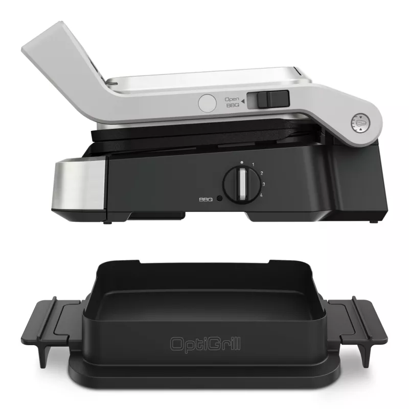 Grelhador de contacto Tefal OptiGrill 4in1 GC774D aço inoxidável 2100W