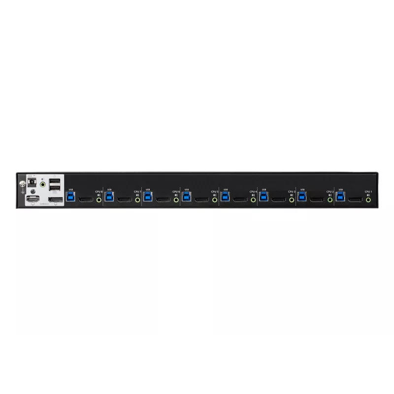 ATEN Switch KVM 8 portas USB 3.0 4K DisplayPort, 4096 x 2160 píxeis, 4K Ultra HD, 18,44 W, preto
