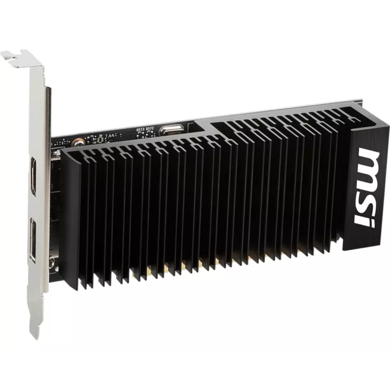 Placa gráfica MSI GeForce GT 1030 – 4 GB GDDR4, PCIe 3.0, 1430 MHz Boost, 64-Bit, refrigeração ativa