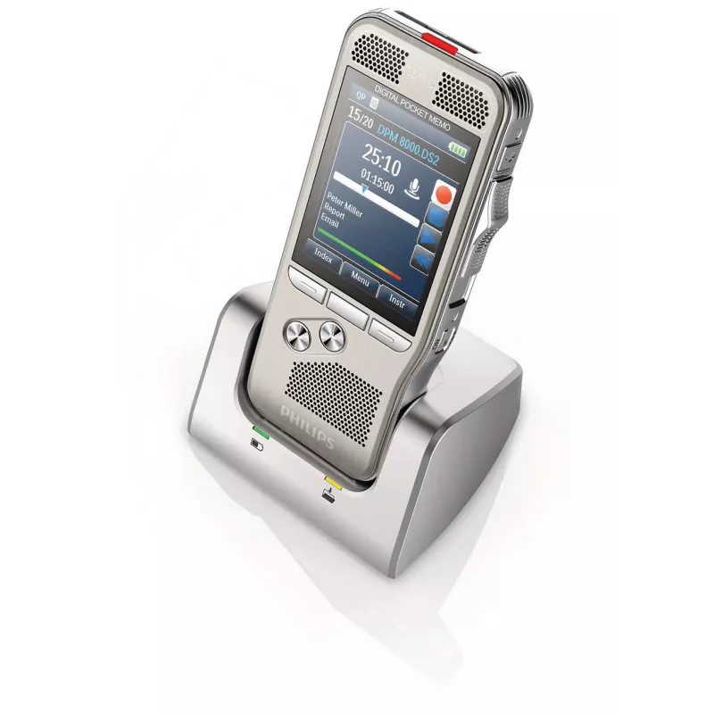 Philips DPM 8300 ditafone memória interna prateado