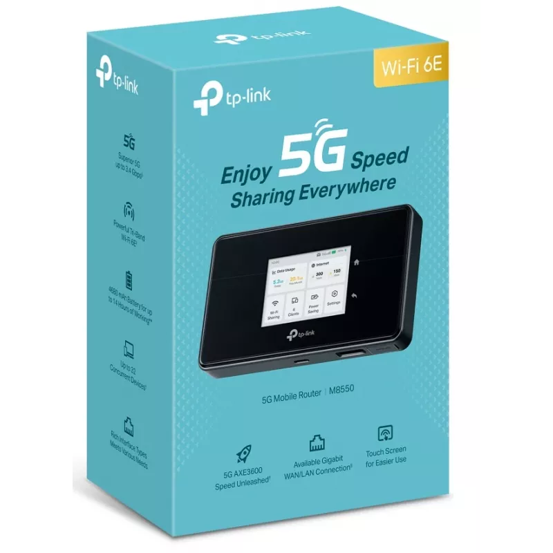 TP-Link M8550(EU) dispositivo de rede móvel router de rede móvel