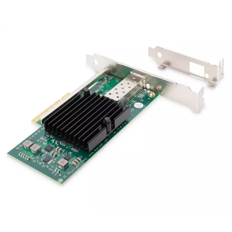 Placa de rede Digitus porta única 10G SFP PCIe