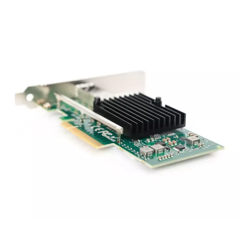 Placa de rede Digitus porta única 10G SFP PCIe