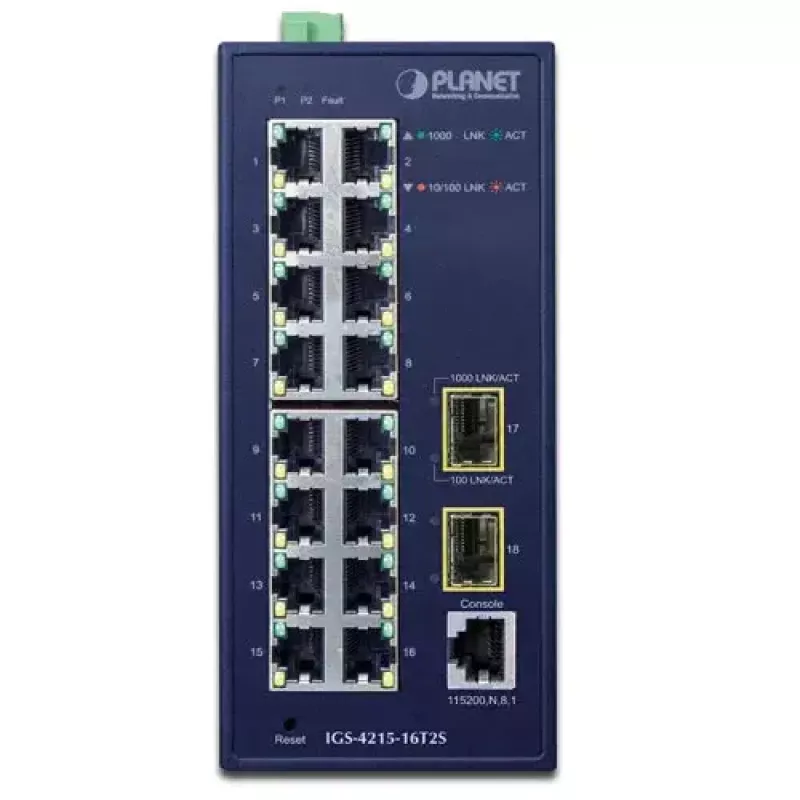 Switch gerido PLANET IGS-4215-16T2S