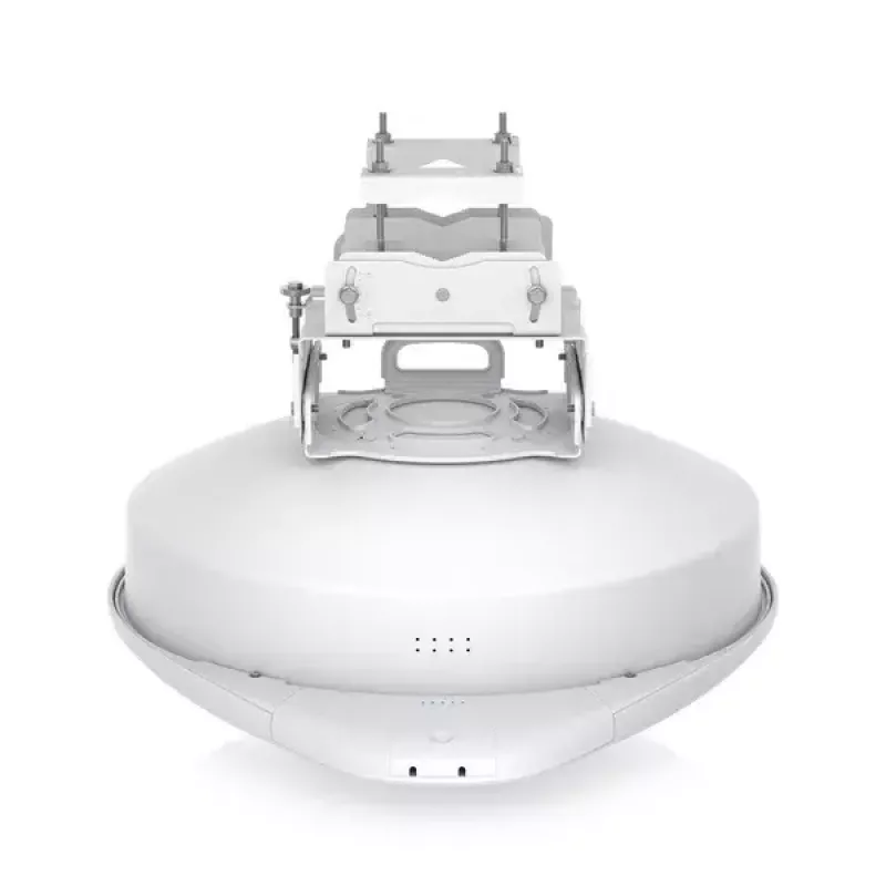 Bridge de rede UBIQUITI UISP airFiber 60 XG — 6000 Mbit/s, alcance até 4000 m, Gigabit Ethernet, montagem em mastro, branco
