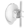 Bridge de rede UBIQUITI UISP airFiber 60 XG — 6000 Mbit/s, alcance até 4000 m, Gigabit Ethernet, montagem em mastro, branco