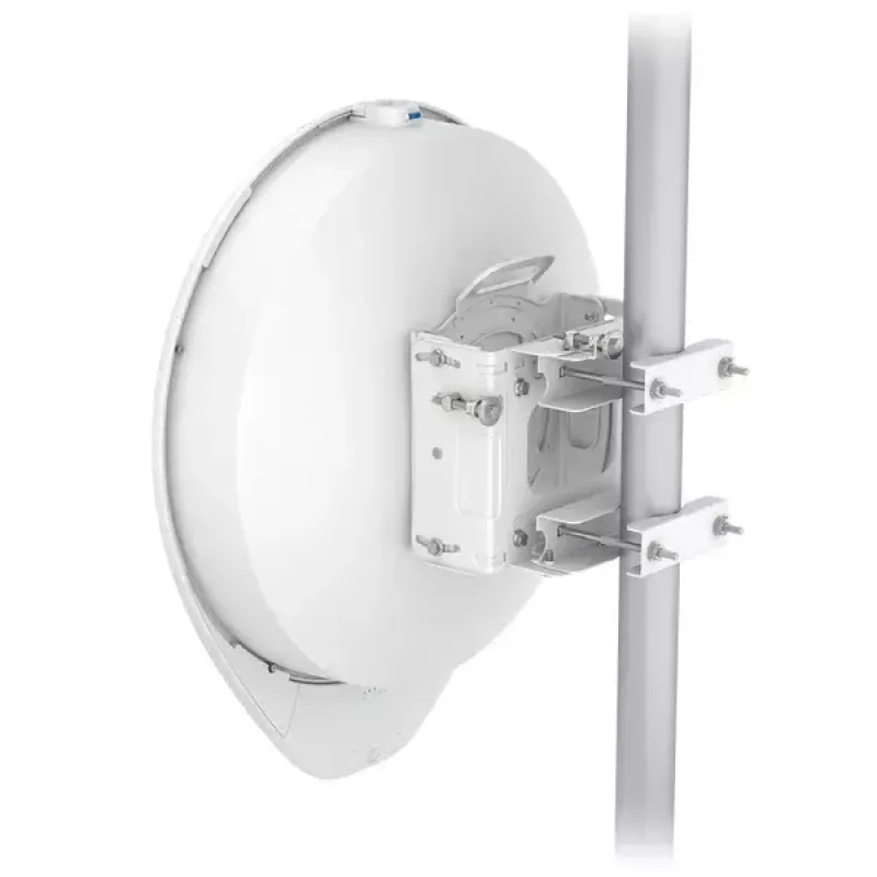 Bridge de rede UBIQUITI UISP airFiber 60 XG — 6000 Mbit/s, alcance até 4000 m, Gigabit Ethernet, montagem em mastro, branco