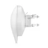 Bridge de rede UBIQUITI UISP airFiber 60 XG — 6000 Mbit/s, alcance até 4000 m, Gigabit Ethernet, montagem em mastro, branco