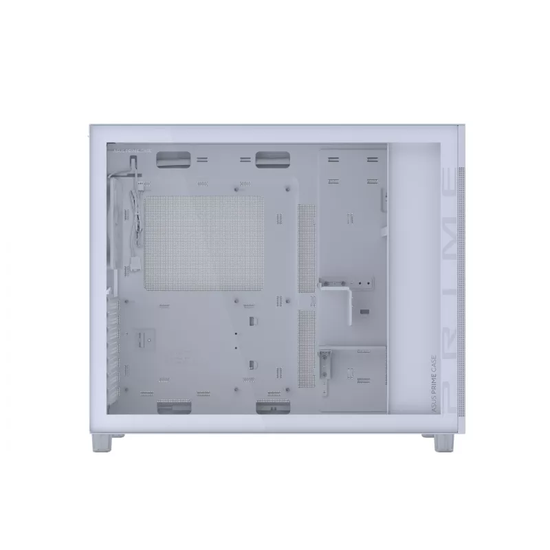ASUS PRIME AP303 TG 90DC00V3-B39010 caixa de PC Midi Tower, ATX/Micro-ATX, vidro temperado, 2x USB 3.2, sem fonte de alimentação, branca