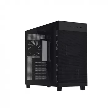 ASUS PRIME AP303 TG preto, PC, preto, micro ATX, Mini-ITX, ATX, 16,5 cm, 36 cm, 18 cm