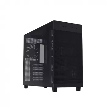 ASUS PRIME AP303 TG preto, PC, preto, micro ATX, Mini-ITX, ATX, 16,5 cm, 36 cm, 18 cm