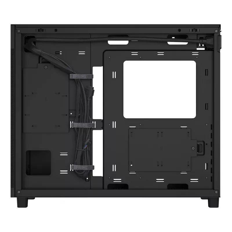 ASUS PRIME AP303 TG 90DC00V0-B39010 caixa de PC Midi Tower, ATX/Micro-ATX/Mini-ITX, vidro temperado, 2x USB 3.2, sem fonte de alimentação, preta