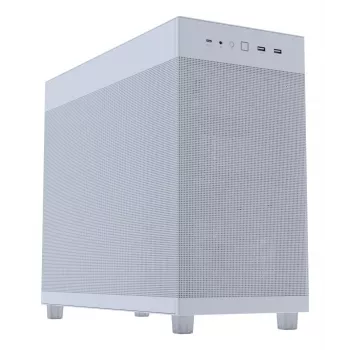 Caixa para PC ASUS PRIME AP303 Mesh Midi Tower branco — ATX/Micro ATX/Mini-ITX, GPU até 36 cm, PSU até 18 cm, altura do cooler da CPU 16,5 cm
