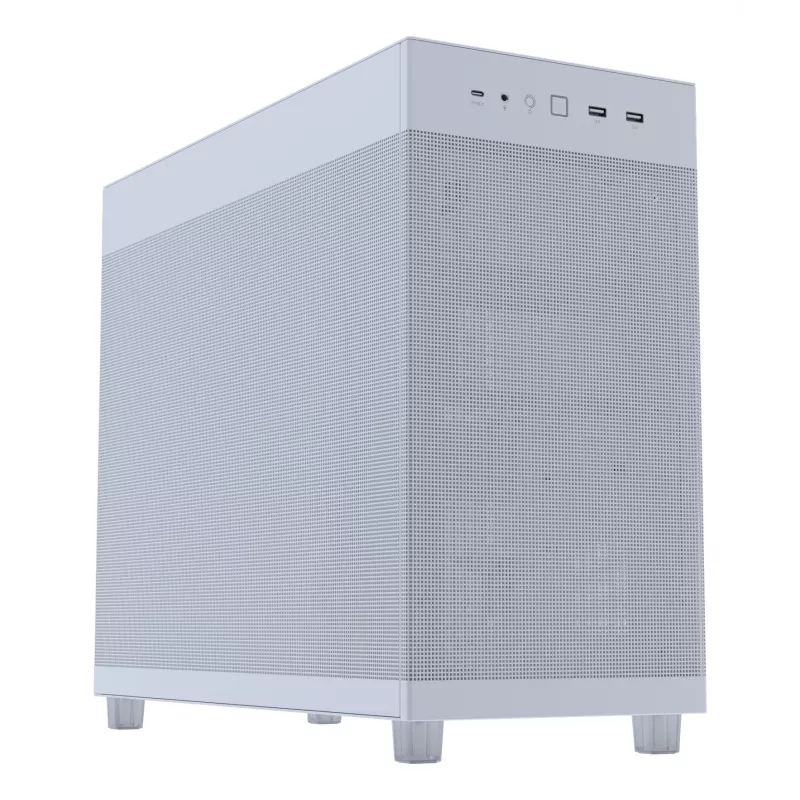 ASUS PRIME AP303 Mesh 90DC00V3-B39000 caixa de PC Midi Tower, ATX/Micro-ATX, painel em malha, 2x USB 3.2, sem fonte de alimentação, branca