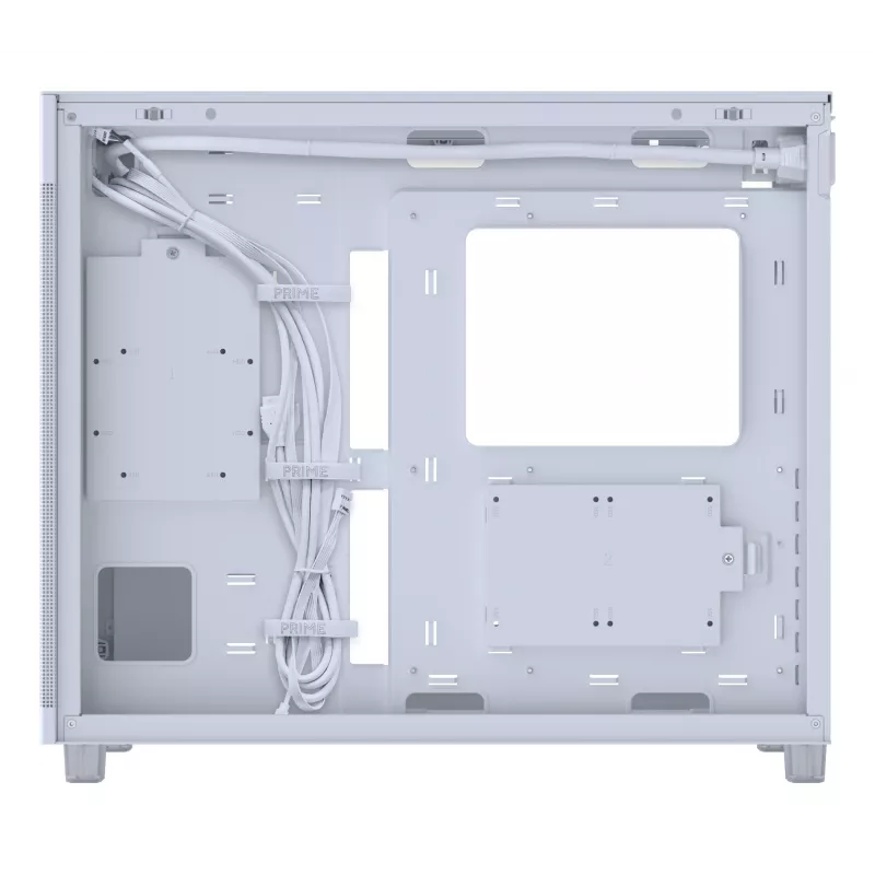ASUS PRIME AP303 Mesh 90DC00V3-B39000 caixa de PC Midi Tower, ATX/Micro-ATX, painel em malha, 2x USB 3.2, sem fonte de alimentação, branca