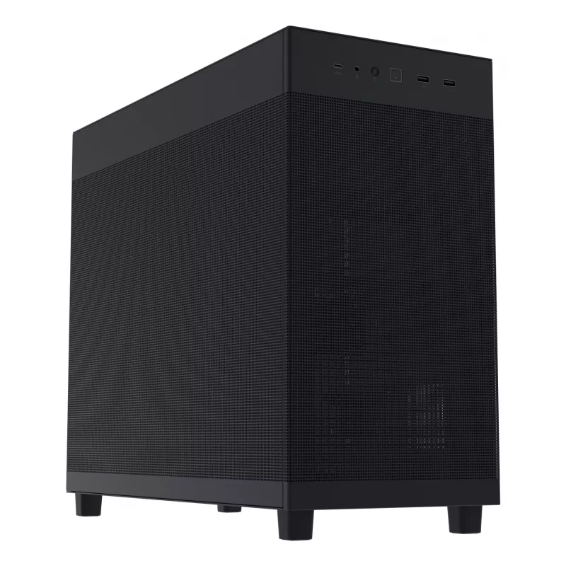 Caixa para PC ASUS Prime AP303 Mesh Midi Tower — ATX, suporta GPU 36 cm, cooler da CPU 165 mm, USB-A 2×, USB-C 1