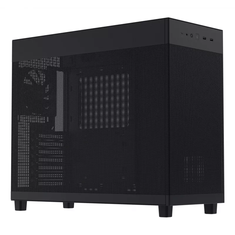 Caixa para PC ASUS Prime AP303 Mesh Midi Tower — ATX, suporta GPU 36 cm, cooler da CPU 165 mm, USB-A 2×, USB-C 1