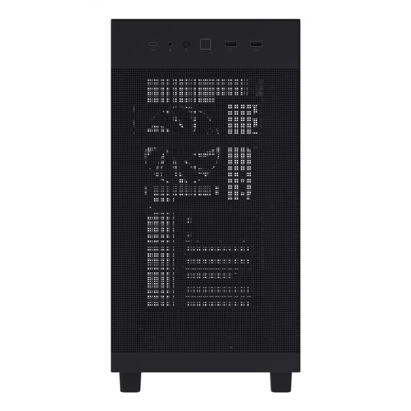 Caixa para PC ASUS Prime AP303 Mesh Midi Tower — ATX, suporta GPU 36 cm, cooler da CPU 165 mm, USB-A 2×, USB-C 1