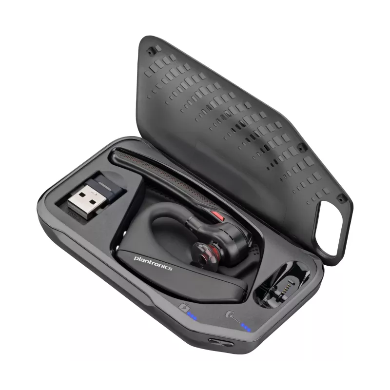 Headset Poly Voyager 5200 USB-A Bluetooth Headset +BT700 Dongle