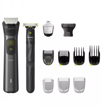 Máquina de cortar cabelo Philips MG9540/15 — 0,2–20 mm, 120 minutos de autonomia, bateria de iões de lítio incorporada, uso a seco e molhado, inclui OneBlade
