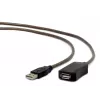 Cabo de extensão USB 2.0 ativo GEMBIRD, 10 m - preto