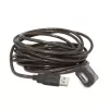 Cabo de extensão USB 2.0 ativo GEMBIRD, 10 m - preto