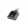Switch KVM ATEN CS22DP-AT 2 portas USB DisplayPort, 4K@30Hz, consola USB-A, áudio, cabo de 1,2 m