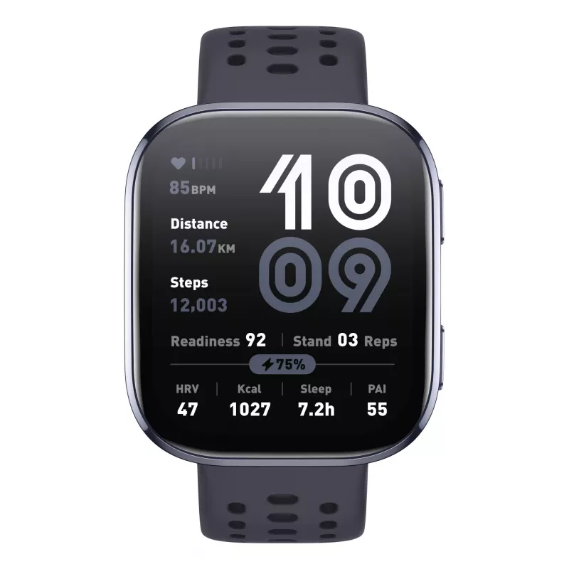 Amazfit Bip 6 preto 5 cm (1,97 polegadas) AMOLED digital 390 x 450 píxeis ecrã tátil GPS (satélite)