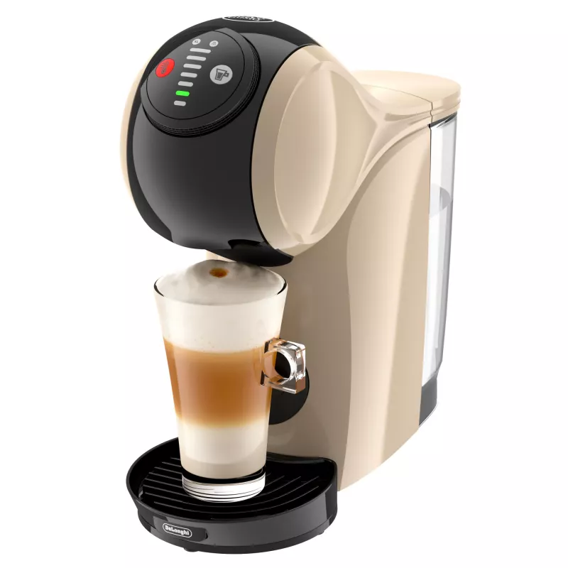Máquina de café de cápsulas De’Longhi Genio S – depósito de água de 0,8 l, 15 bar, bancada, taupe