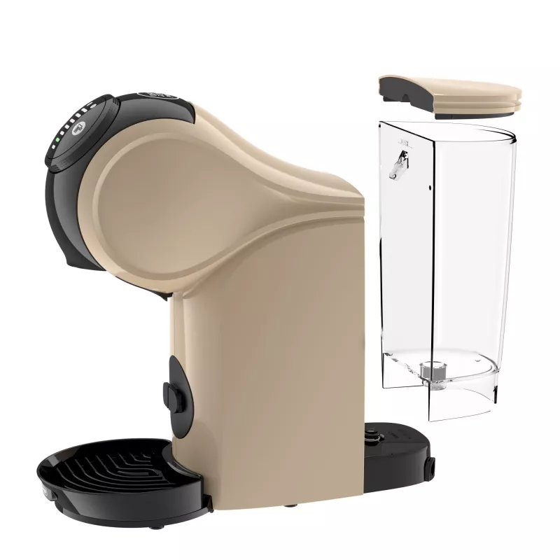 Máquina de café de cápsulas De’Longhi Genio S – depósito de água de 0,8 l, 15 bar, bancada, taupe