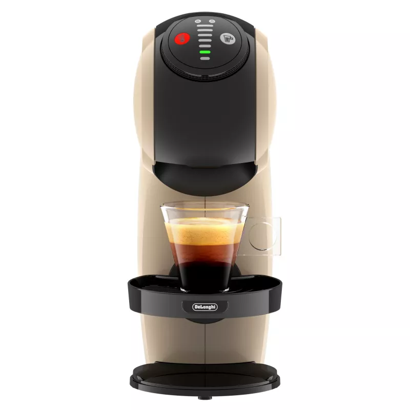 Máquina de café de cápsulas De’Longhi Genio S – depósito de água de 0,8 l, 15 bar, bancada, taupe