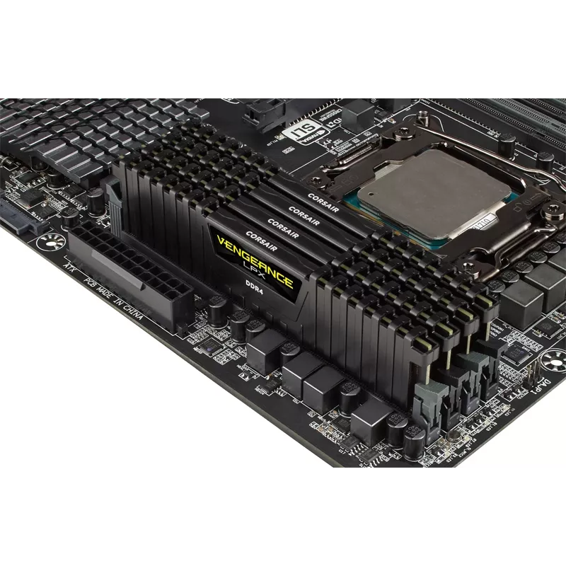 Memória CORSAIR 64GB DDR4 3200MHz C16 Low Profile preto