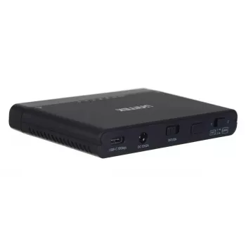Unitek S1222A adaptador USB-C para unidades M.2 NVMe e SATA de 2,5/3,5 polegadas com clonagem offline, 10 Gbps, preto