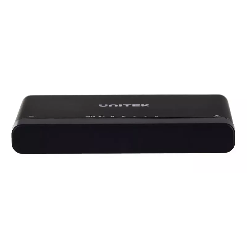 Unitek S1222A adaptador USB-C para unidades M.2 NVMe e SATA de 2,5/3,5 polegadas com clonagem offline, 10 Gbps, preto
