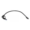Unitek S1222A adaptador USB-C para unidades M.2 NVMe e SATA de 2,5/3,5 polegadas com clonagem offline, 10 Gbps, preto