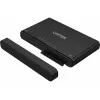 Unitek S1222A adaptador USB-C para unidades M.2 NVMe e SATA de 2,5/3,5 polegadas com clonagem offline, 10 Gbps, preto