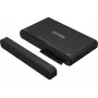 Unitek S1222A adaptador USB-C para unidades M.2 NVMe e SATA de 2,5/3,5 polegadas com clonagem offline, 10 Gbps, preto