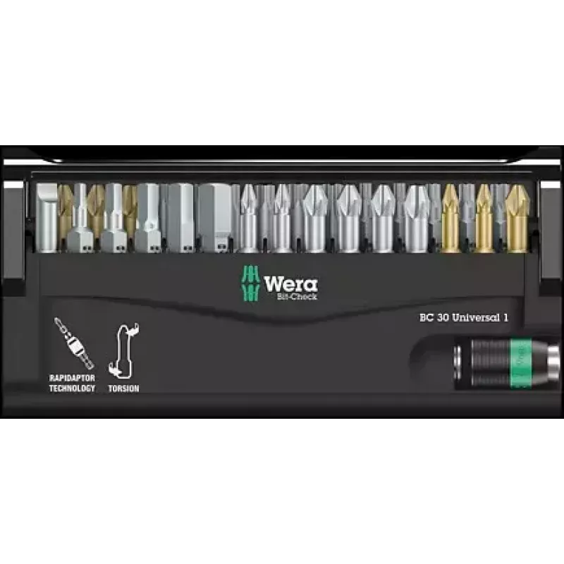 Conjunto de bits para chave de fendas Wera 05056440001 29 unid.