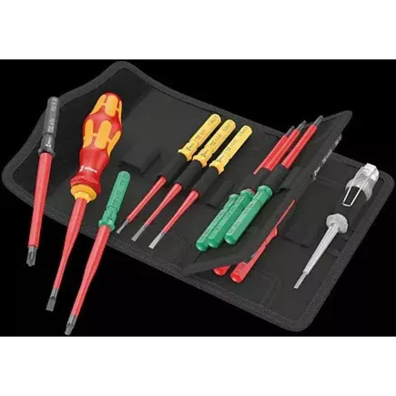 Conjunto de chaves de fendas Wera Kraftform Kompakt VDE 16 extra fino (05006608001)