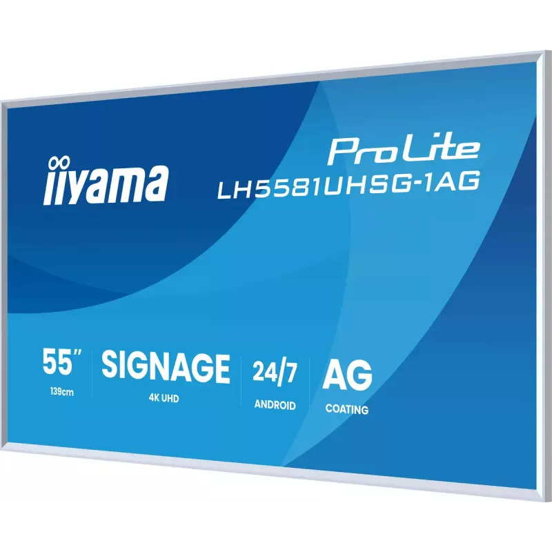 Monitor iiyama LH5581UHSG-1AG 54,6 polegadas ecrã plano interativo 4K Ultra HD 3840 x 2160