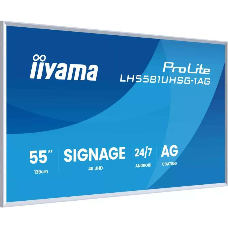 Monitor iiyama LH5581UHSG-1AG 54,6 polegadas ecrã plano interativo 4K Ultra HD 3840 x 2160