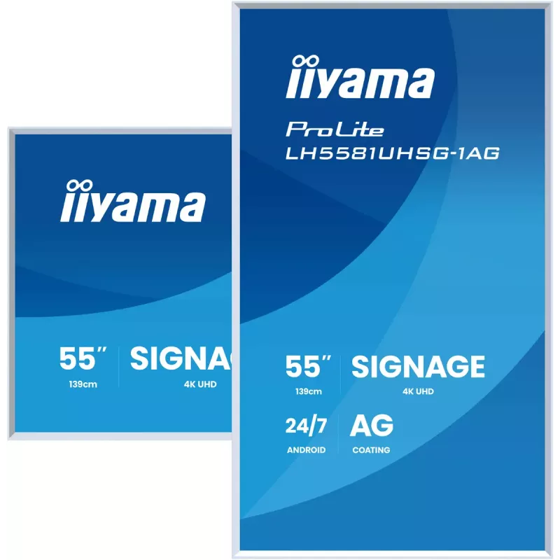 Monitor iiyama LH5581UHSG-1AG 54,6 polegadas ecrã plano interativo 4K Ultra HD 3840 x 2160